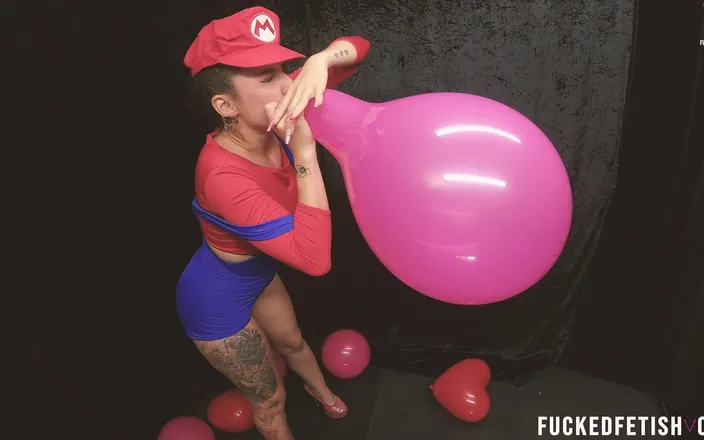 Fucked fetish: B2p Mario Bros Cosplay Red Balloons Pop High Heels