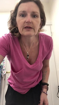 Braless, Commando, Tattooed Chick Trying on New Clothes. Part 1 of 2.