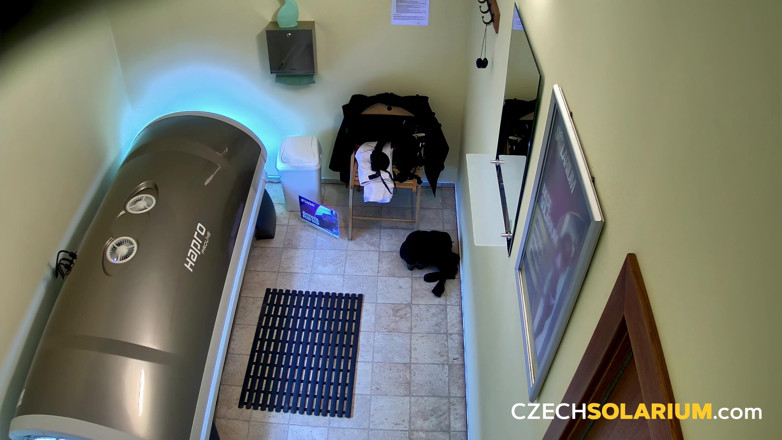 Czech Solarium: Solar ceh 35: Pizdă cu mustață pe ecran complet