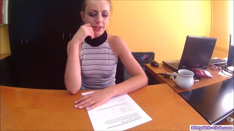 Dirtygirls Club: Співбесіда при прийомі на роботу! POV