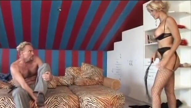 Xtime Network: Blonde mature bitch likes to whip her fucker and to...