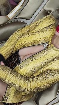 My Extra Long Snakeskin Nails Fuck Your Mind
