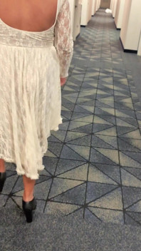 Horny MILF Flashes Pussy and Ass at Bar and Hotel
