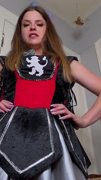 Kat Snow's Medieval Knight Femdom JOI - POV Battle Loser Submission Awaits!