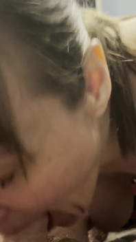 Mature Cougar Sucking All the Cum Out and Swallowing Every Last Drop