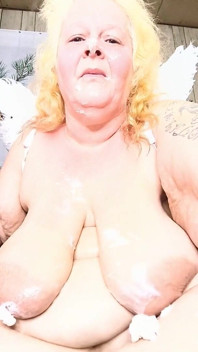 Cumfaced Slut Lives Cum Splattered in Her Face and Hair and Everywhere