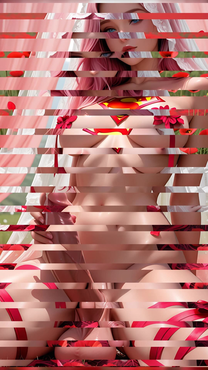 TransLure: This Hot Pink Supergirl Futa in Poppy Field Will Drive...