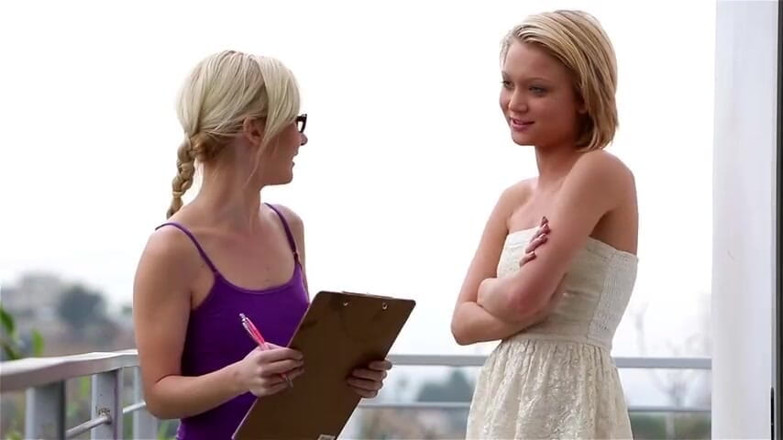 Lesbian Stories: Blonde teen is licking her gf's damp cunt