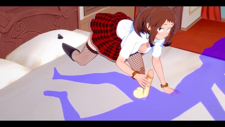 HentaiTubes: My hero academia hentai - Uraraka Hardsex - japonés asiático manga anime...