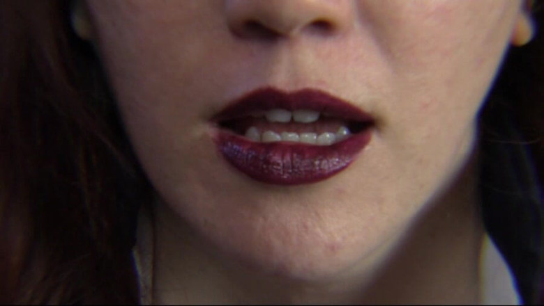 Evangelines Fetish: Evangelines è un'infermiera con il rossetto (Feticcio della bocca)
