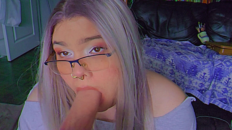 MyPrejacBoyfriend: 私の大きなリアルなディルドでフェラチオの練習