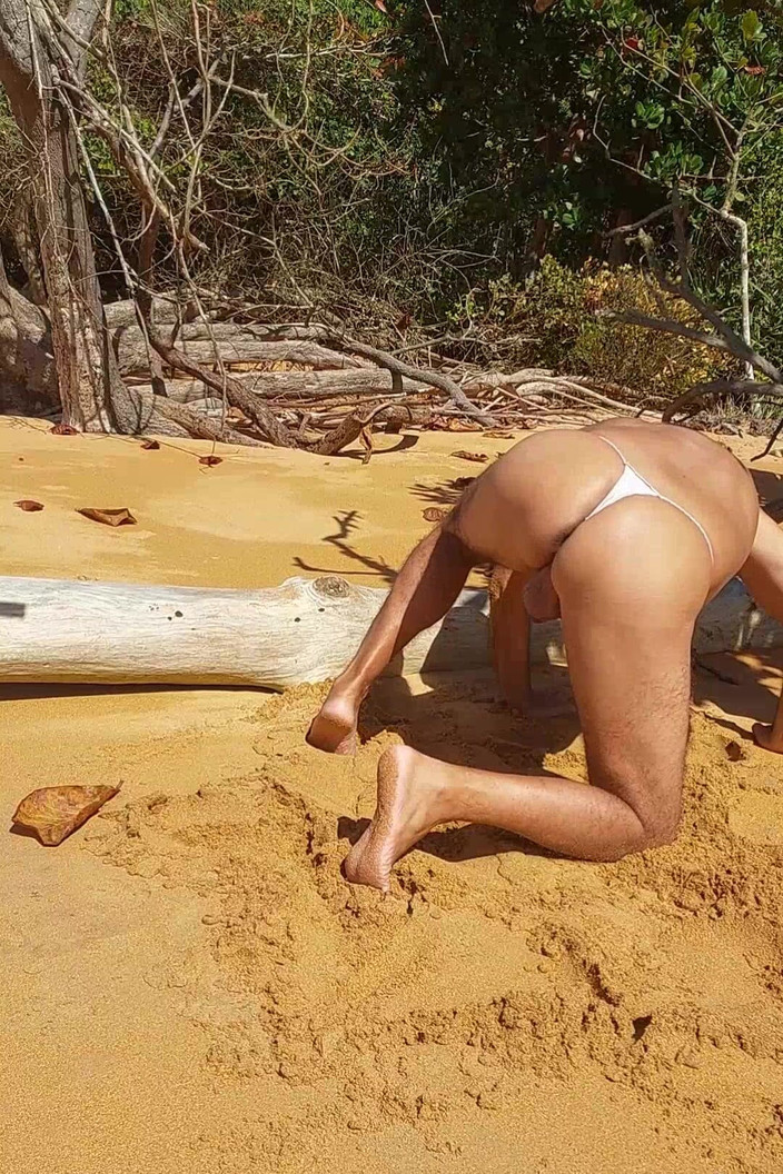 Ladysilvas: Ladysilva dalam seluar dalam di pantai apa yang si jalang...