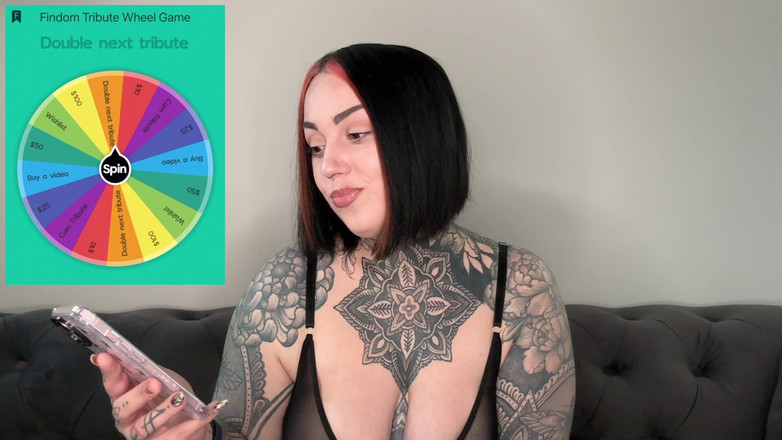 Miss Valentina: Findom Tribute Tekerlek Oyunu