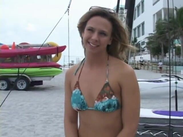 POV JOE: Brianna takes a break from the beach for some cock