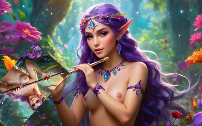 AI Girls: Слайд-шоу красивых девушек-эльфов 17