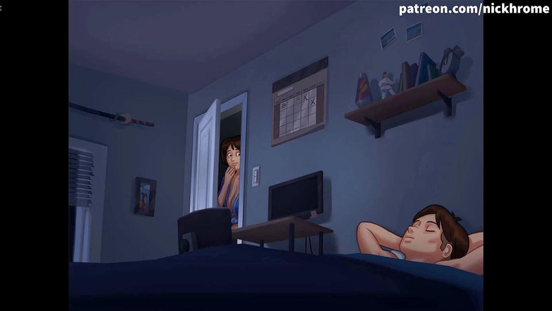 Cartoon Universal: 夏の物語パート25 - 継母は私の巨根を味わう(チェコのサブ)