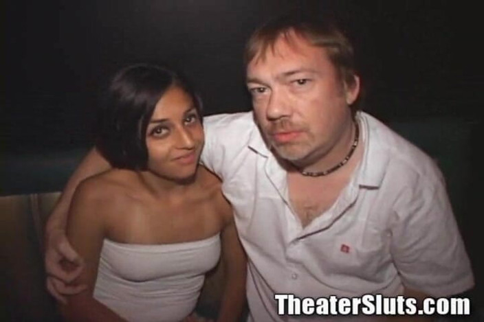 Theater Sluts: Latina Flaca De Tetas En Gangbang En Teatro Y Preñada...