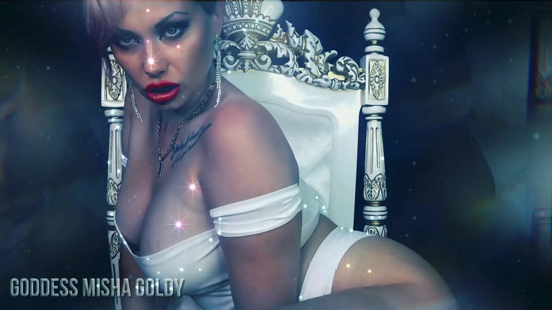 Goddess Misha Goldy: Сила мого панування! Навіть на великій відстані ти повністю мій!