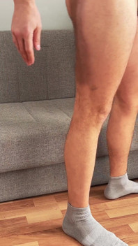 Pantyhose Maid Catches Boss Watching & Seduces Him for Sex