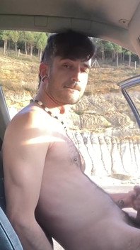 Éjaculation sur la route