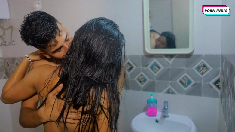 Porn India Studio: Hot Beautiful Couple Having Romantic Shower Sex