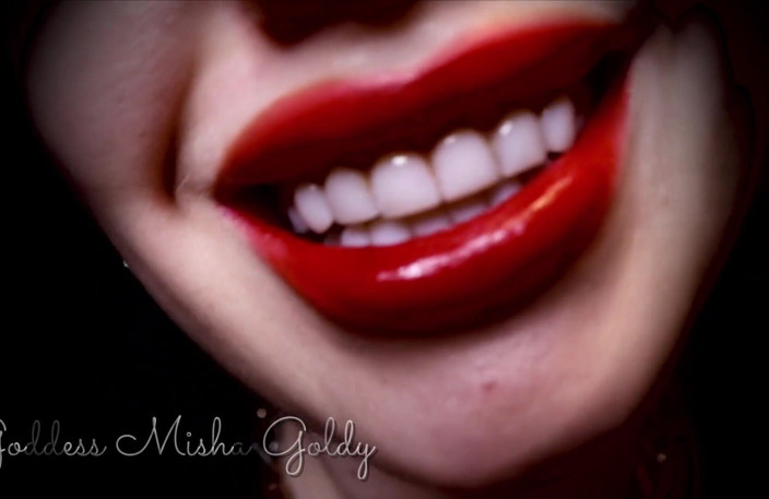 Goddess Misha Goldy: 20$ for 2 Drops of My Goddess Saliva