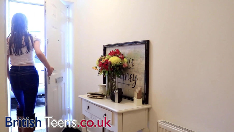 British Teens: Naughty 18 year old girl getting spanked by stepmom