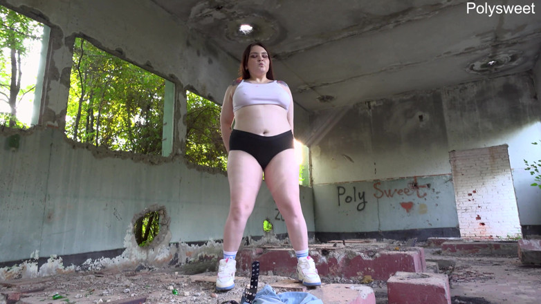 Polly Sweet: Dancing Among the Ruins and Masturbating with a Vibrator Naked