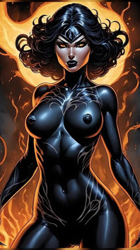 Nahé Obsidian Flame Shadow Tendrils