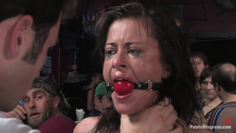 Public Disgrace by Kink: Cecilia Vega Is Bound, Fucked and Used by a Bar...
