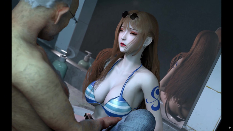 Why fuck so hard: La modella 3D hot cosplay stuzzica il vecchio cazzo per scoparla...