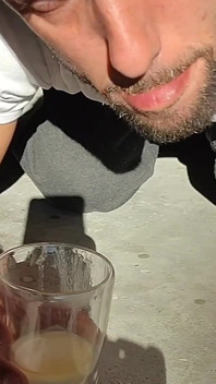 Piss and Creampie Out of My Ass Food Enema