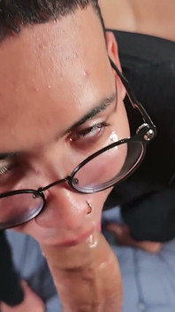 POV Massive Ass Twink Angelito Dasilva Sucks Camilo Brown Big Dick Then Gets Creampied Doggy