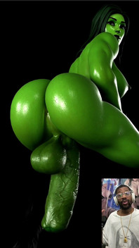 This Futa Cock Milky Breast Ass She-hulk Twerking Animation Is Better Than the Original