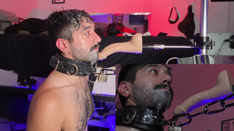 Ricky Cage: October 2026 Live -- Spit-soaked Ricky Cage Deepthroats Dick for an Hour!