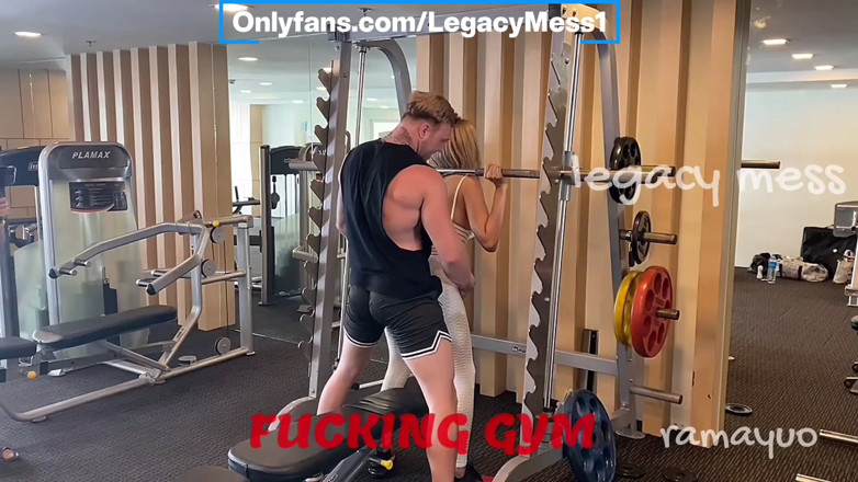 Legacy Mess: Outdoor Gym Fuck Exciting Public Fuck with Stunning Blonde Asian...