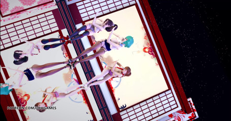 3D-Hentai Games: Gigareolevo - bağımlılık striptiz mai shiranui tamaki kasumi