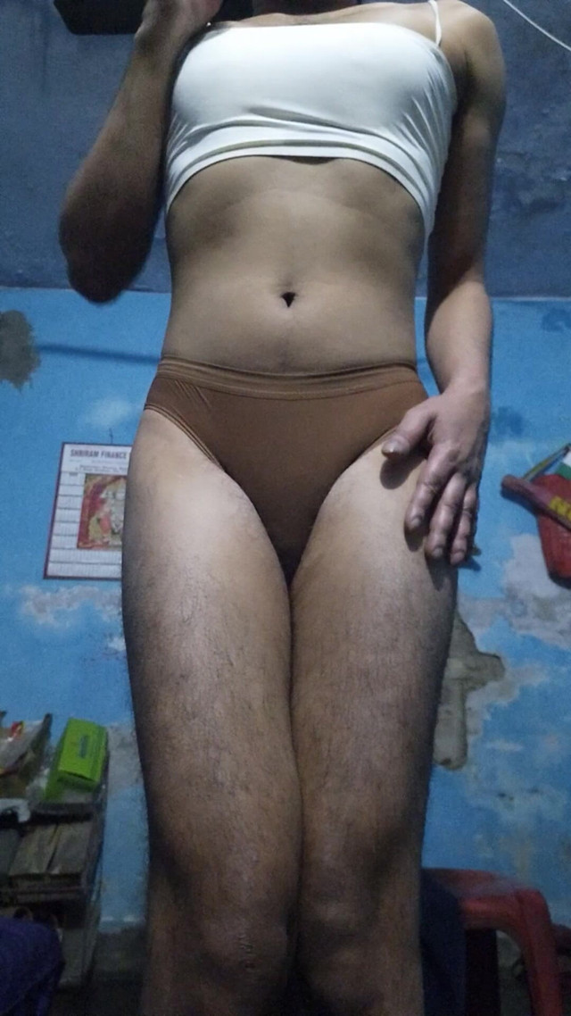 Teen Indian Femboy Wearing His Step Sister's Bra and Thong Panty (Lustyizlife) Teen Indian Femboy Wearing His Step Sister's Bra and Thong Panty (Lustyizlife)