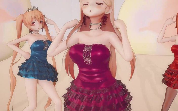 Mmd anime girls: Mmd R-18 Anime Girls Sexy Dancing (klip 36)