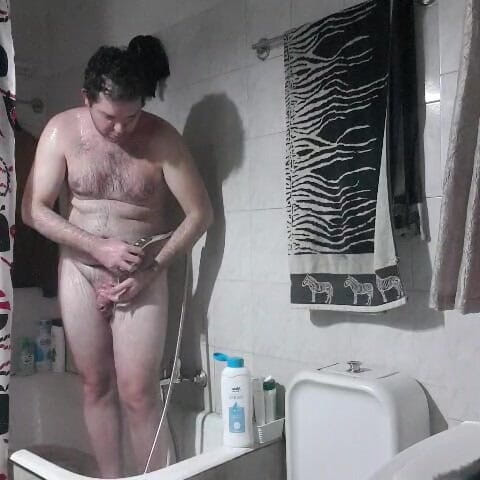Mirko2589: I Take a Shower in Bathroom