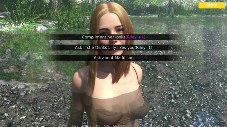 3D Cartoon Porn: Erotica 10 - air terjun topless lilly bareng ren dan riley