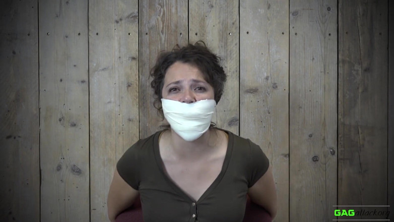 Gag Attack: Julia - Microfoam Tape Gags