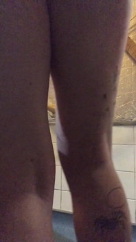 Epic View of My Ass and Bush in Your Face as I Do Naked Deep Cleaning in My Bathroom!