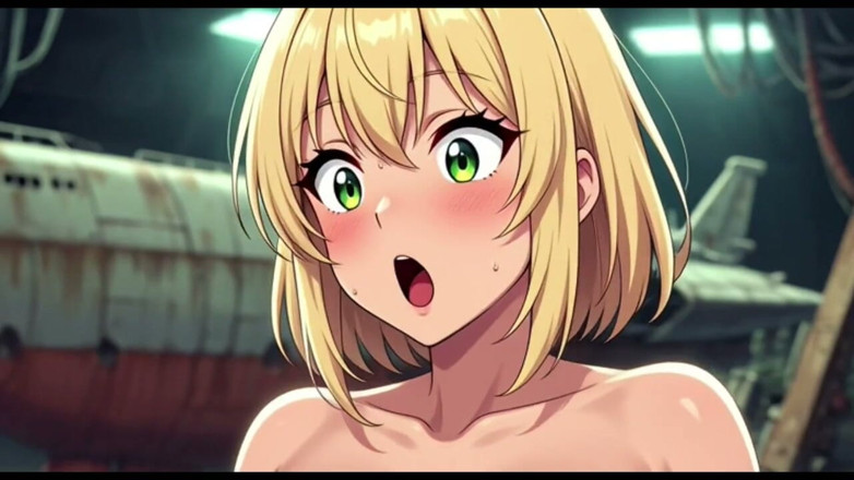 Hot girl dancing: Cute Girls in Space Yard, Ai Animation