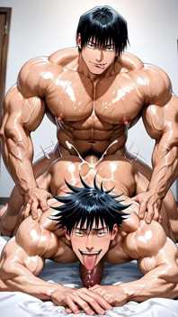 Huge Cock Muscular Man Fuck