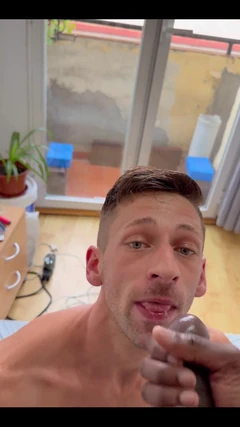 Interracial Blowjob