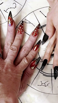 Fingernail asmr - ipnotizzante movimento delle dita, tocco delle unghie e si esprime a mano