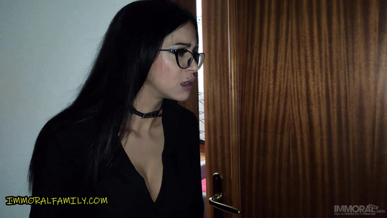 Immoral Family: Pervert stepson &amp; buddy creampie crazy rimming stepmom