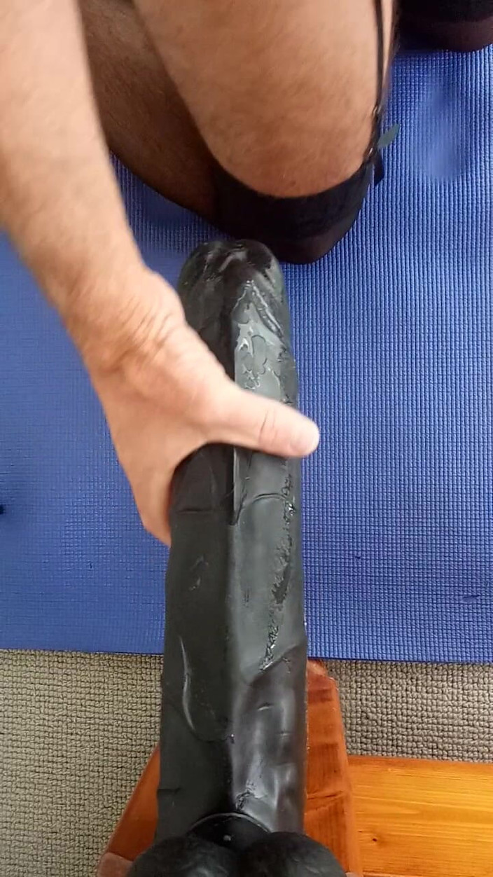 dragontrainer5: Crossdresser striptýz velkého análního dildo 7