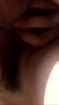 Brunette mature enjoying in threesome outdoor smash